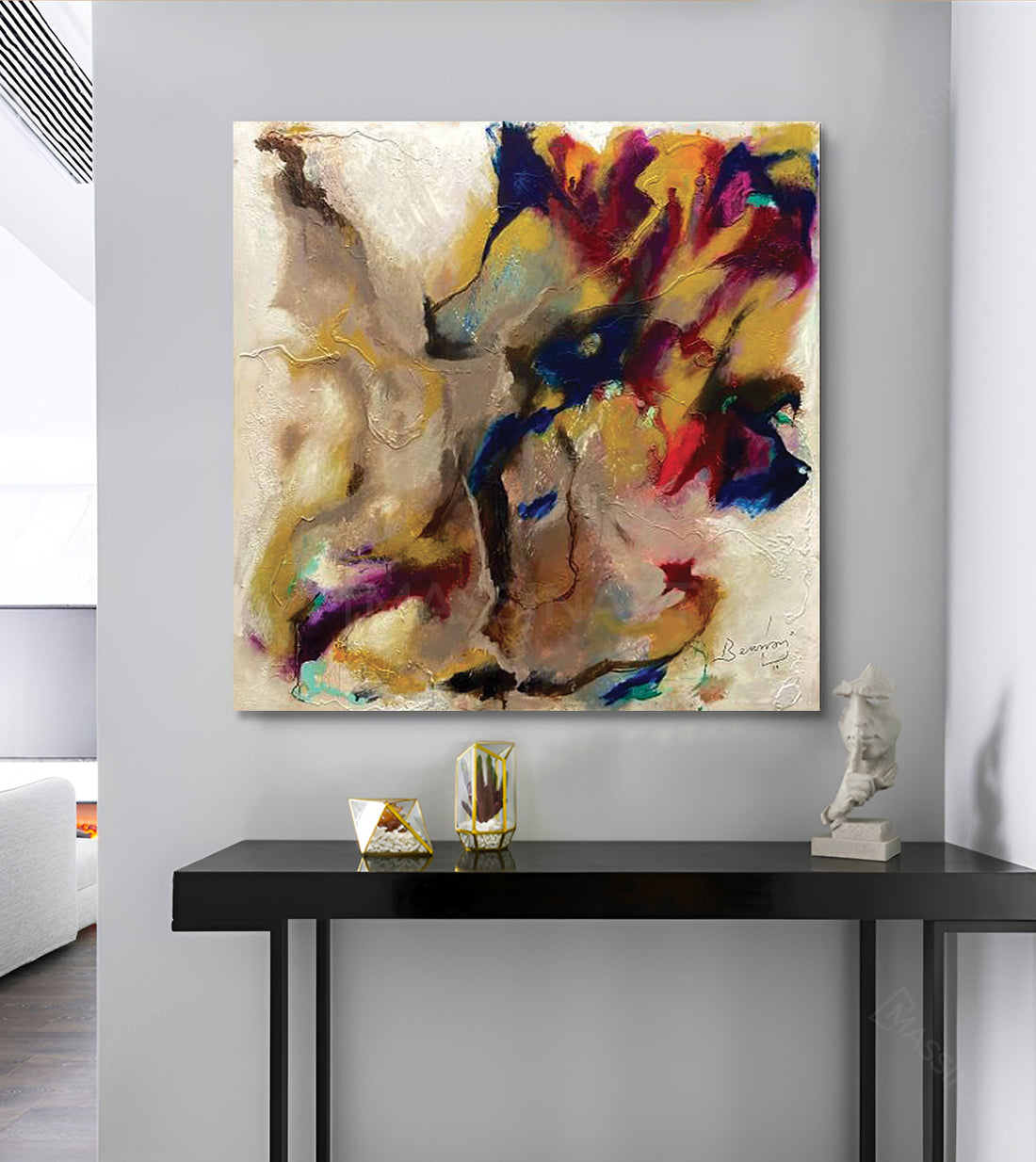 Le commencement - signé par l'artiste Yasmine BNN.