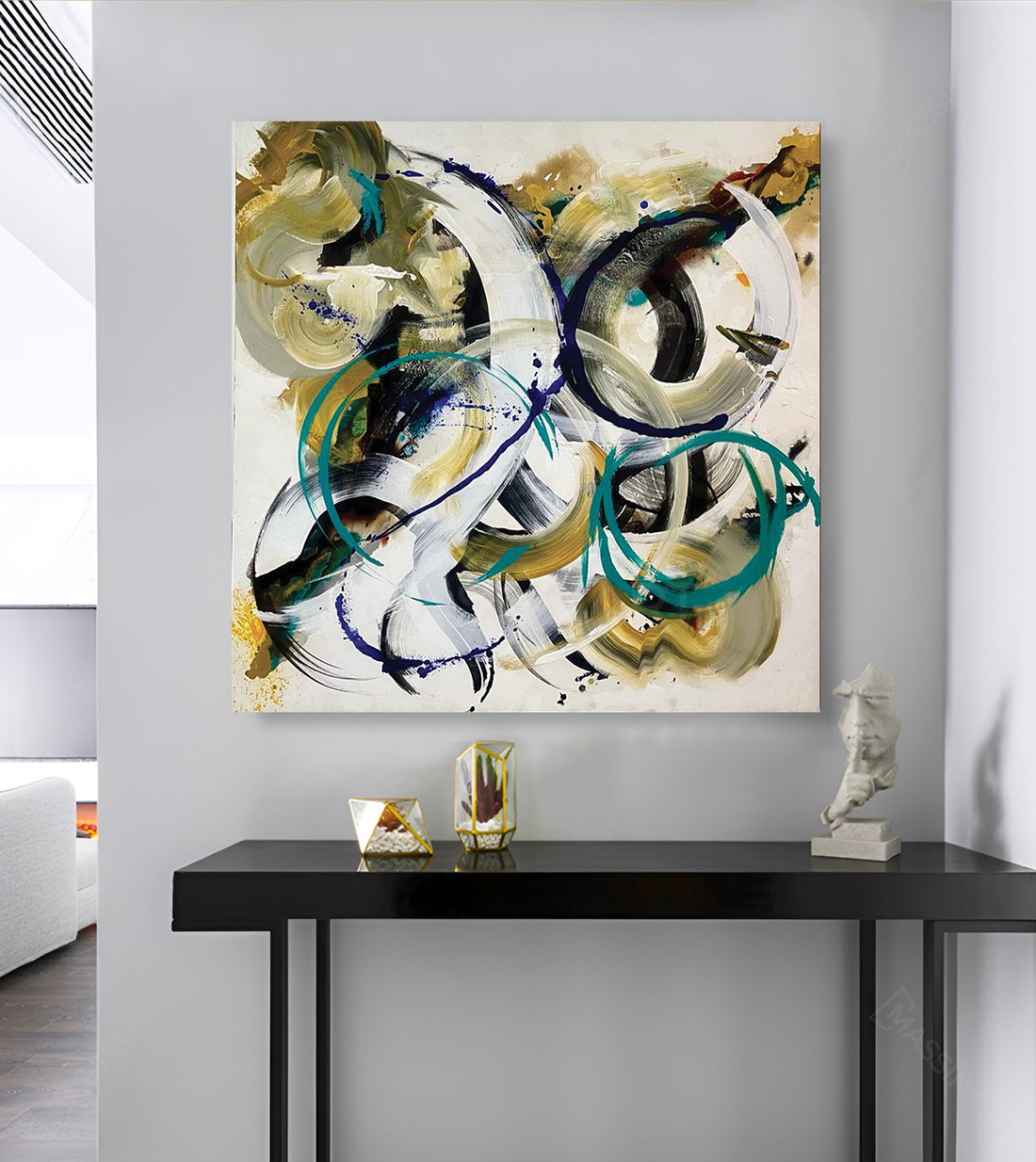 Chamboulement - signé par l'artiste Yasmine BNN.