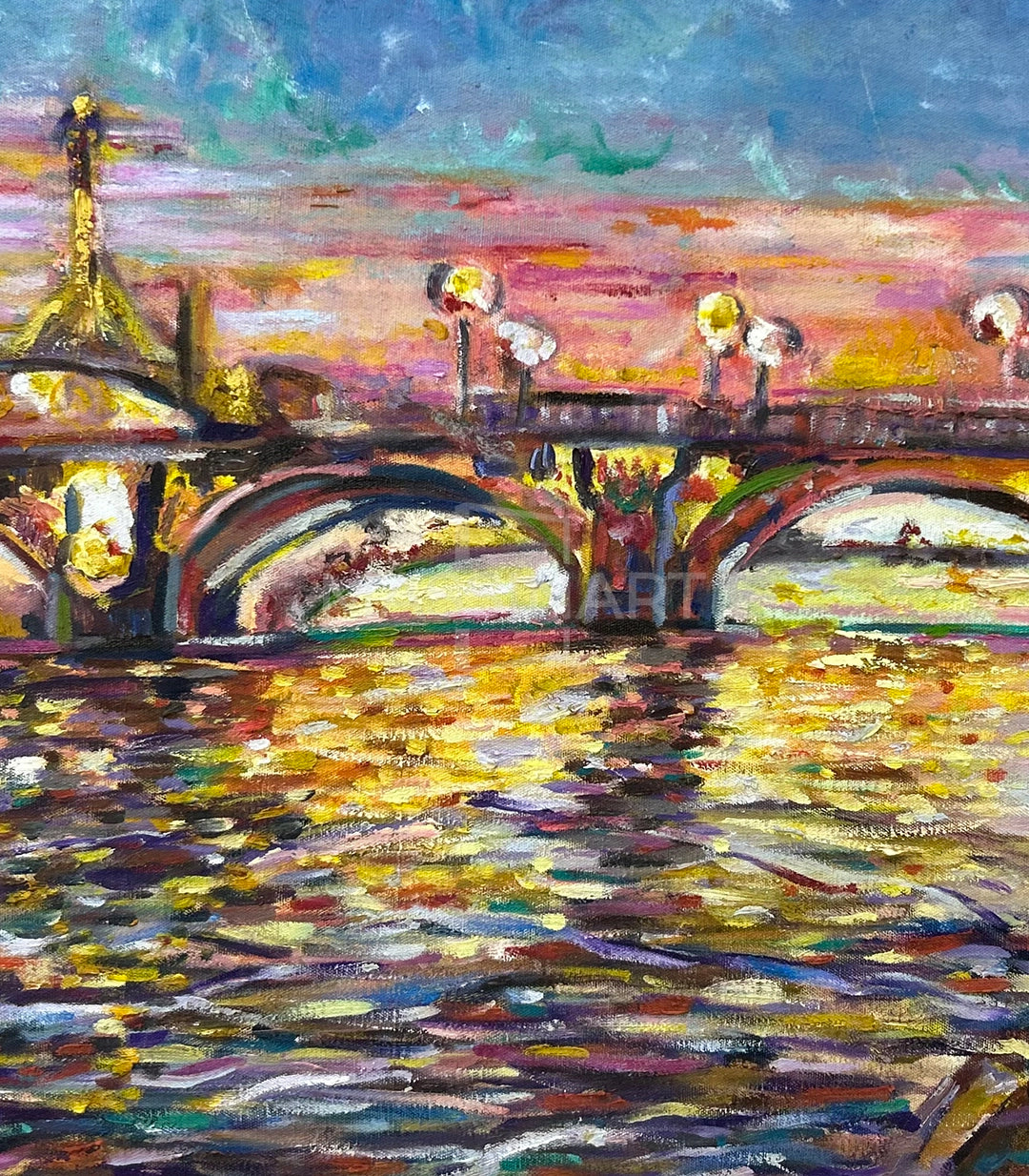 La scene - signé par l'artiste Imane Laamiri