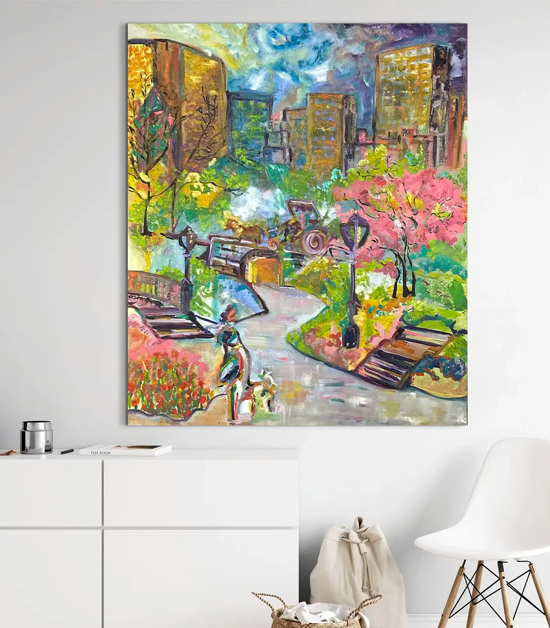 CENTRAL PARK - signé par l'artiste Imane Laamiri