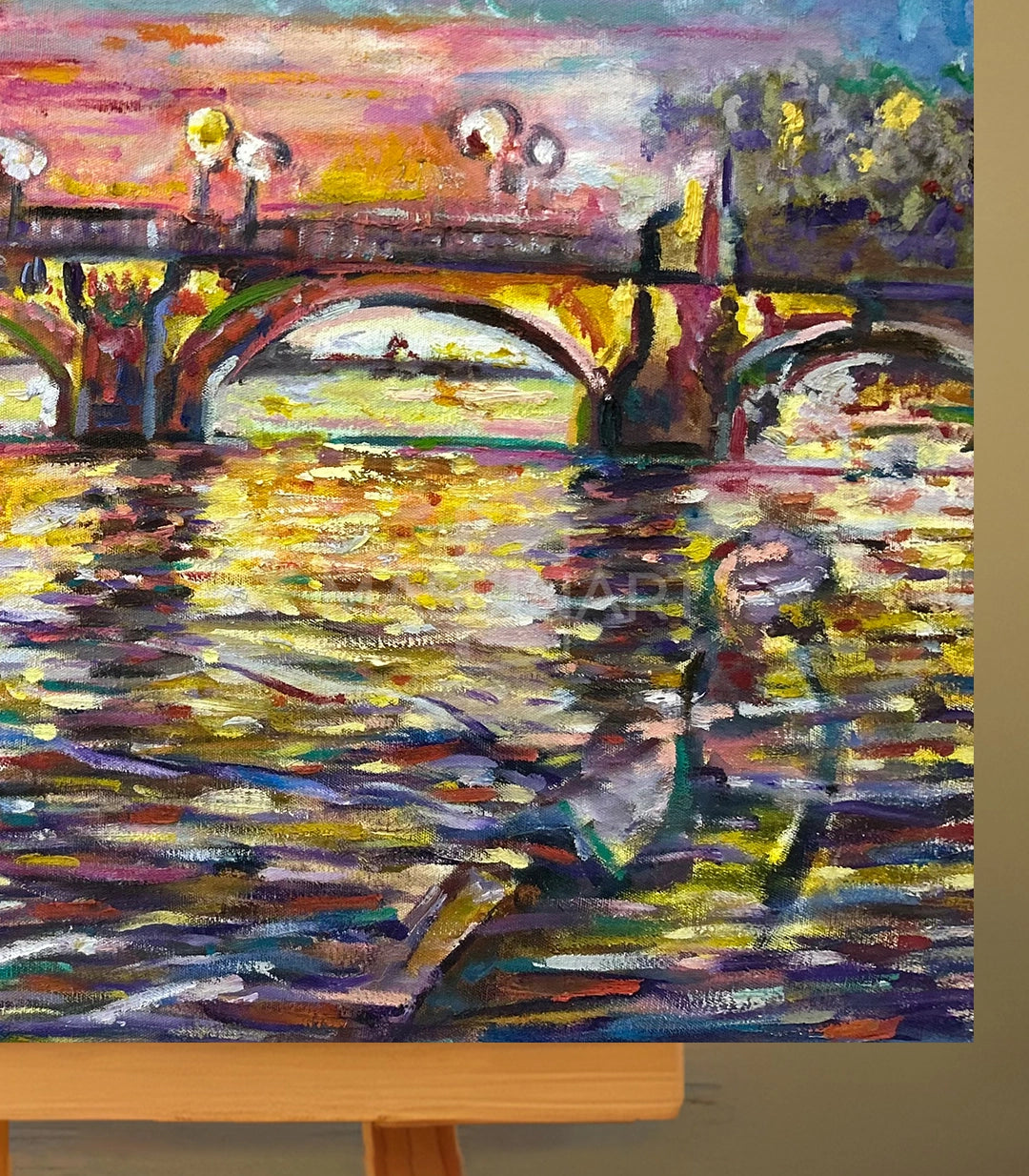 La scene - signé par l'artiste Imane Laamiri