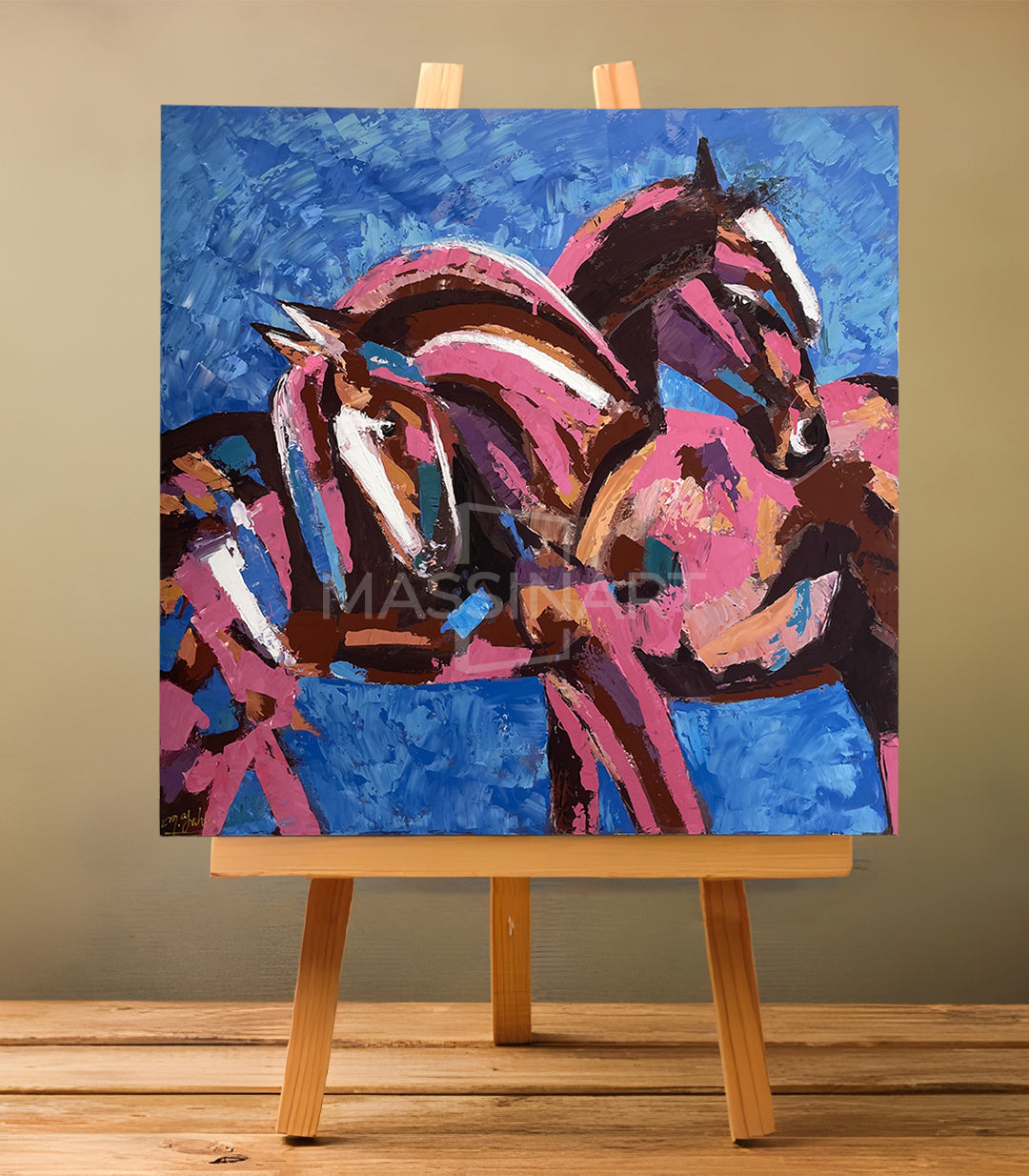 Harmonie Équine - signé par l'artiste Meryem YH.