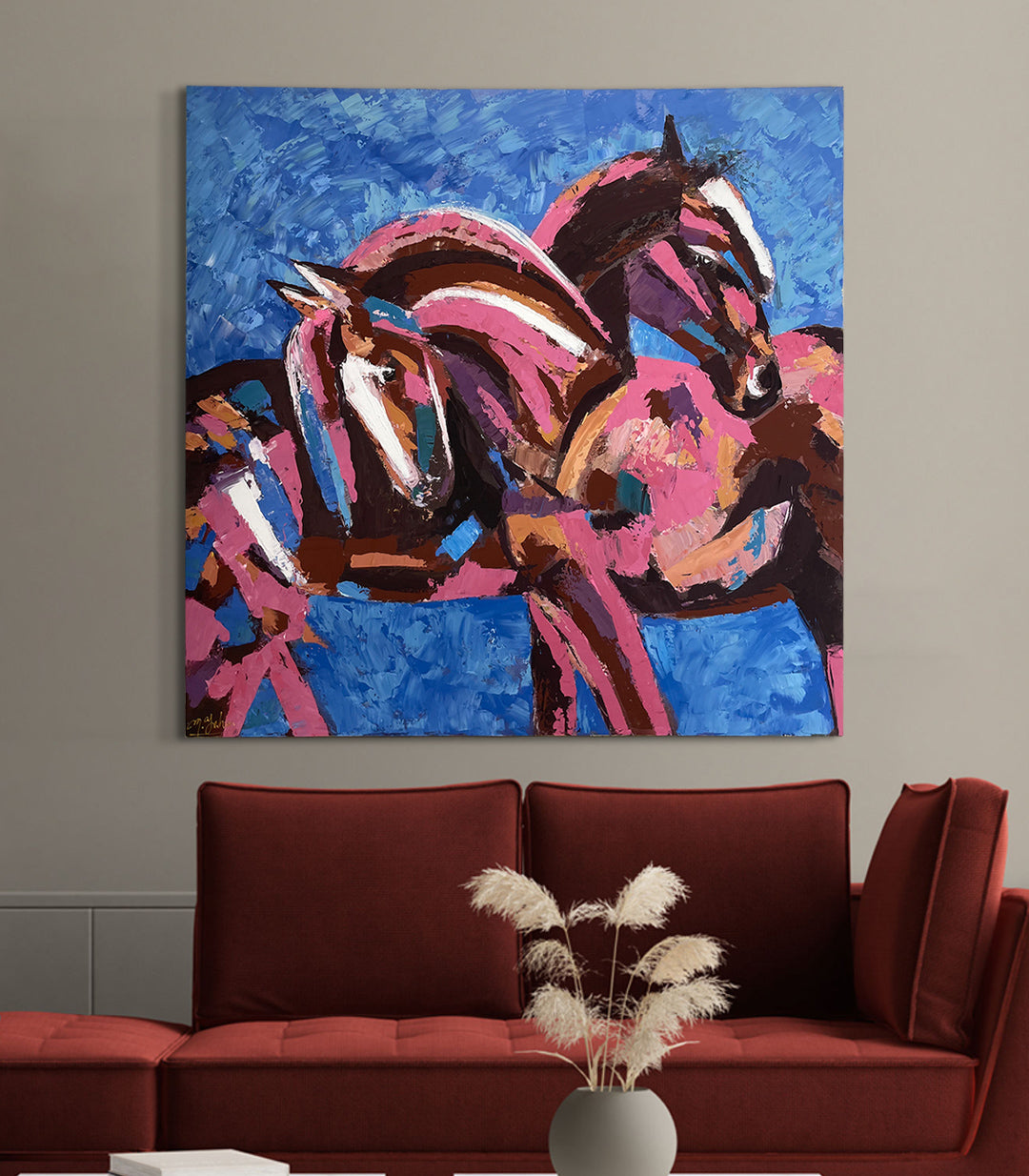 Harmonie Équine - signé par l'artiste Meryem YH.