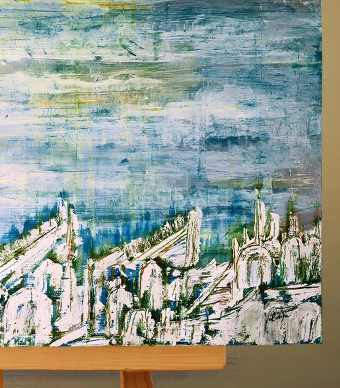 Balade - signé par l'artiste Latifa Tahraoui