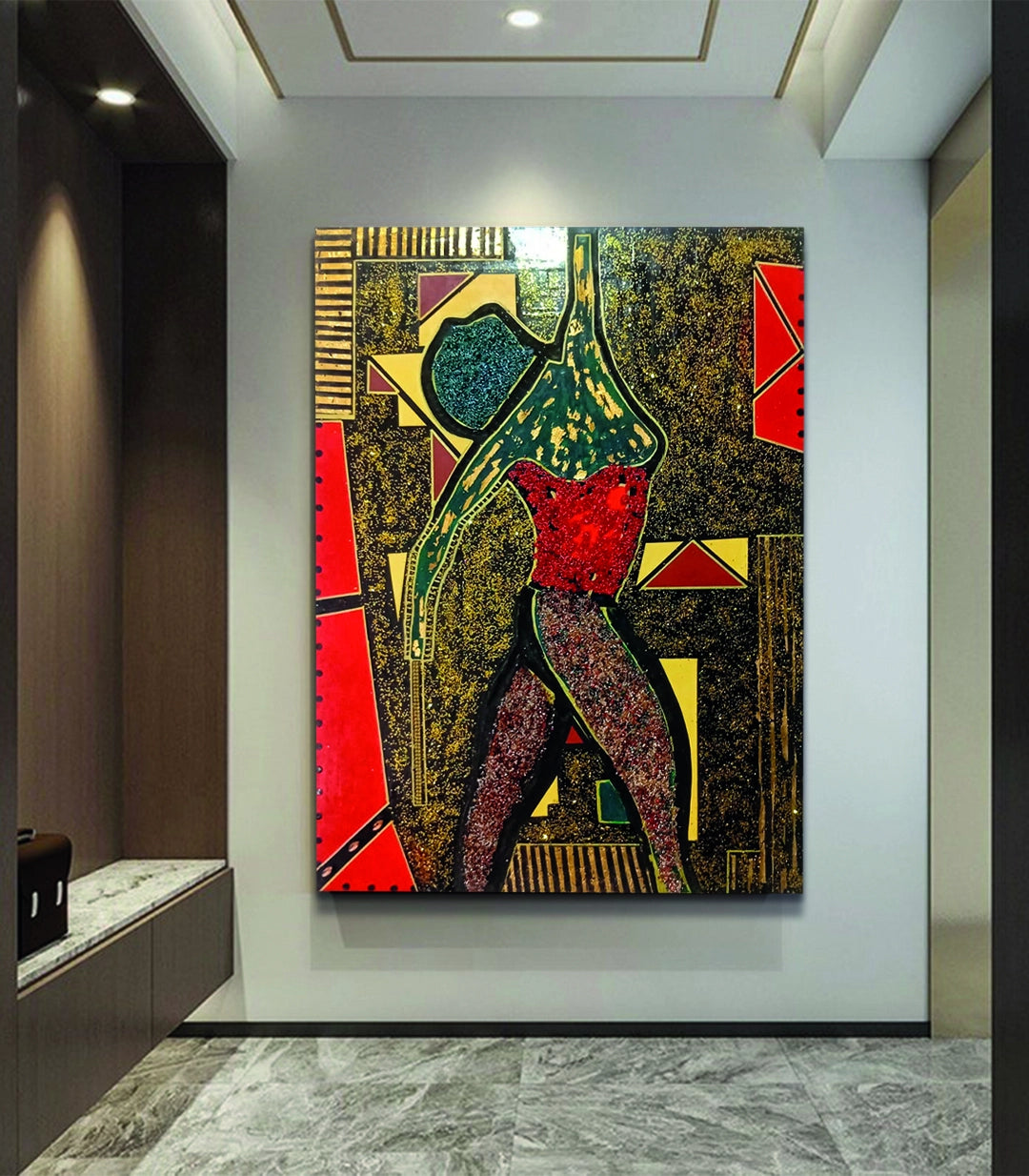 Un Geste d’Espoir - signé par l'artiste Nada ZR.