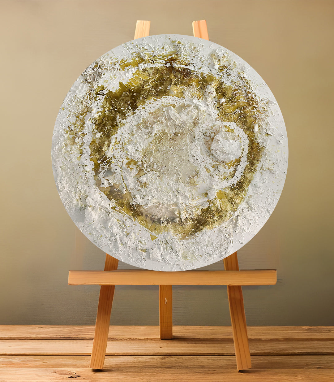 Golden Essence - signé par l'artiste Samira AKR.