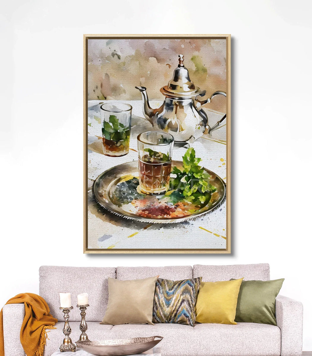 Tableau Th Marocain Maroc Moroccan Tea Massinart ma Tableau Th Marocain Maroc Moroccan Tea Massinart ma