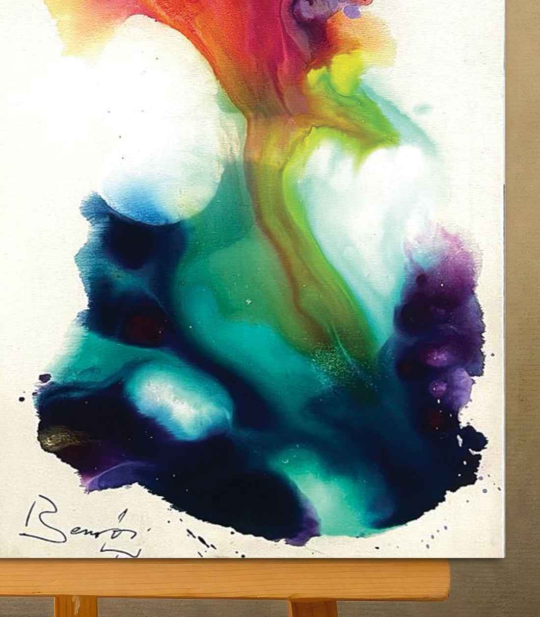 Intensement - signé par l'artiste Yasmine BNN.