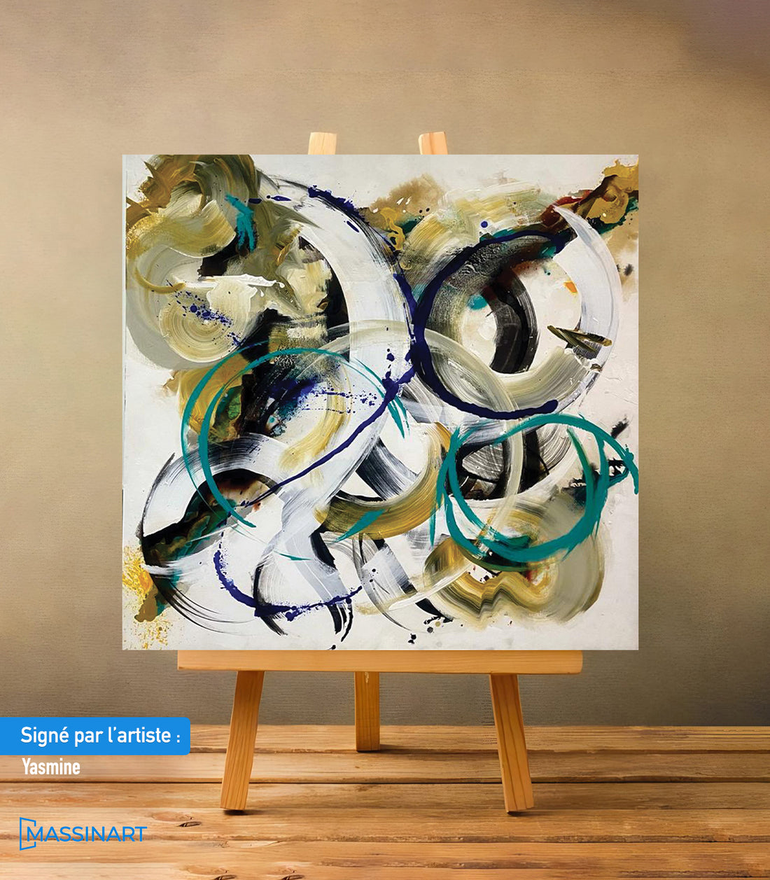 Chamboulement - signé par l'artiste Yasmine BNN.