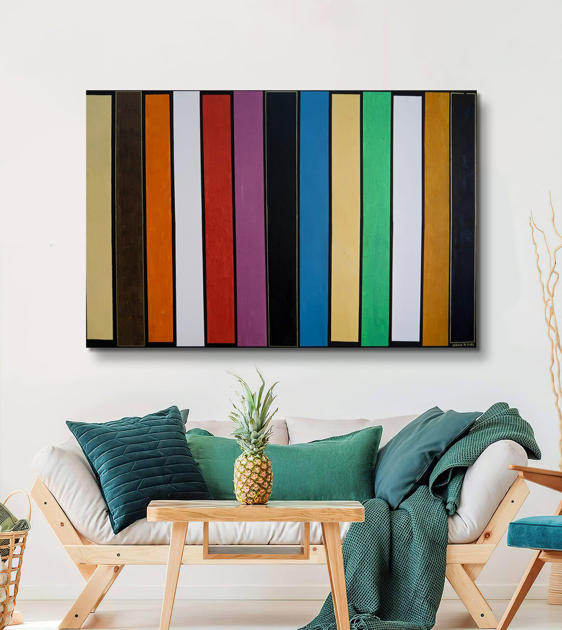 Voyage Arc-en-Ciel- signé par l'artiste Nada ZR.