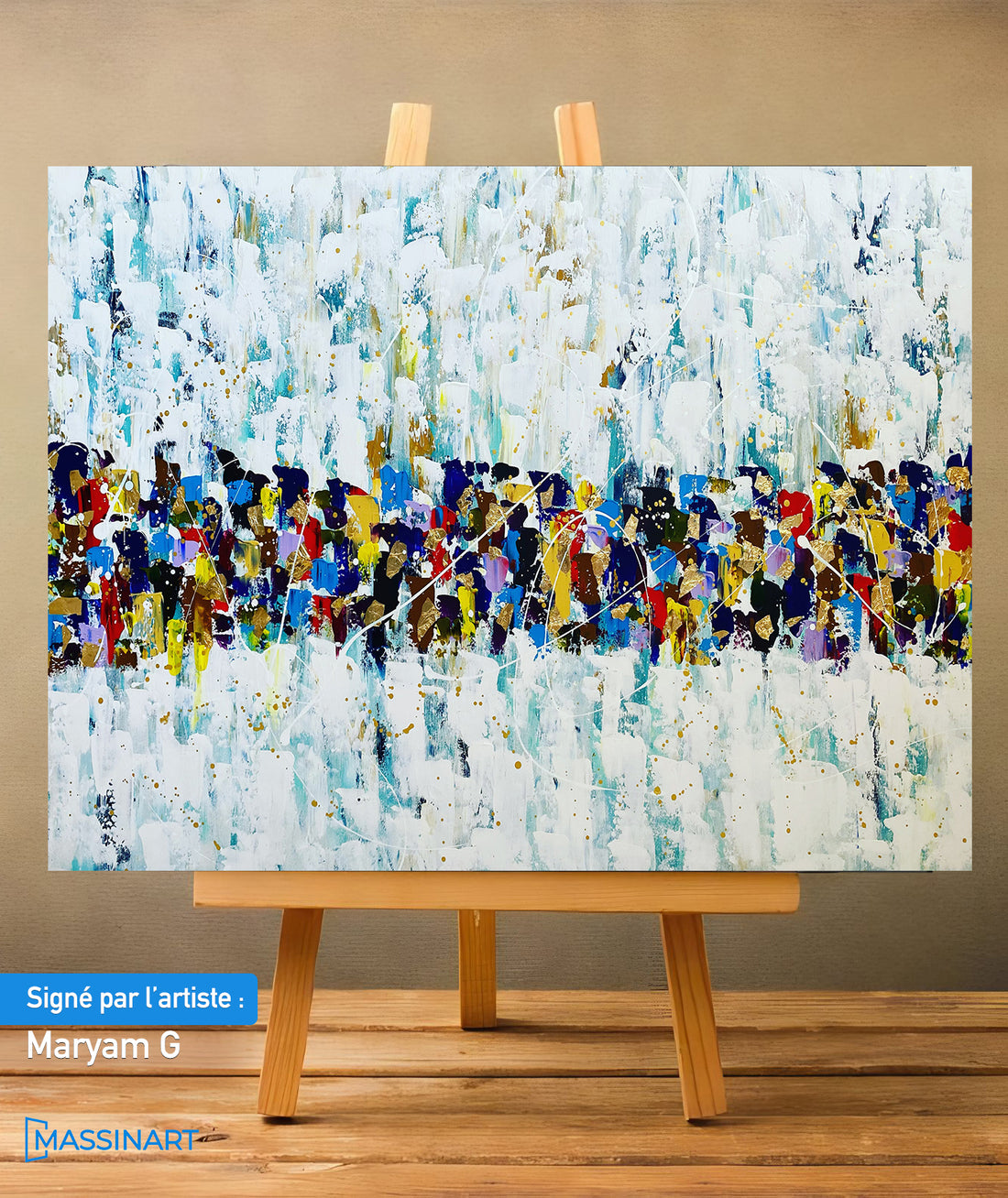 Moon Walk - signé par l'artiste Maryam GSS.