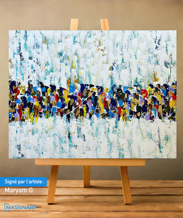 Moon Walk - signé par l'artiste Maryam GSS.