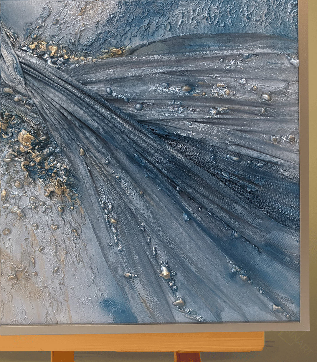 Calligraphie II - Tableau original signé par l'artiste Meryem YH.