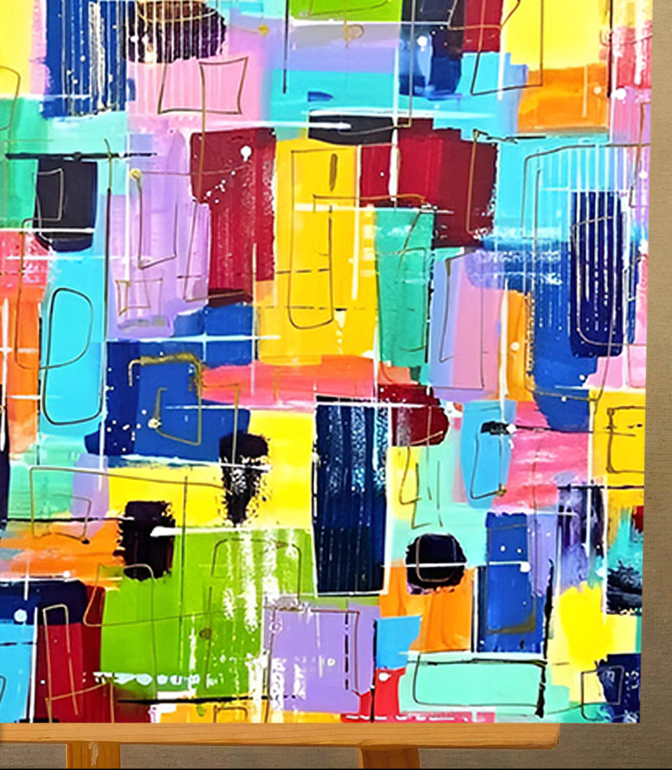 Colors of Life - signé par l'artiste Maryam GSS.