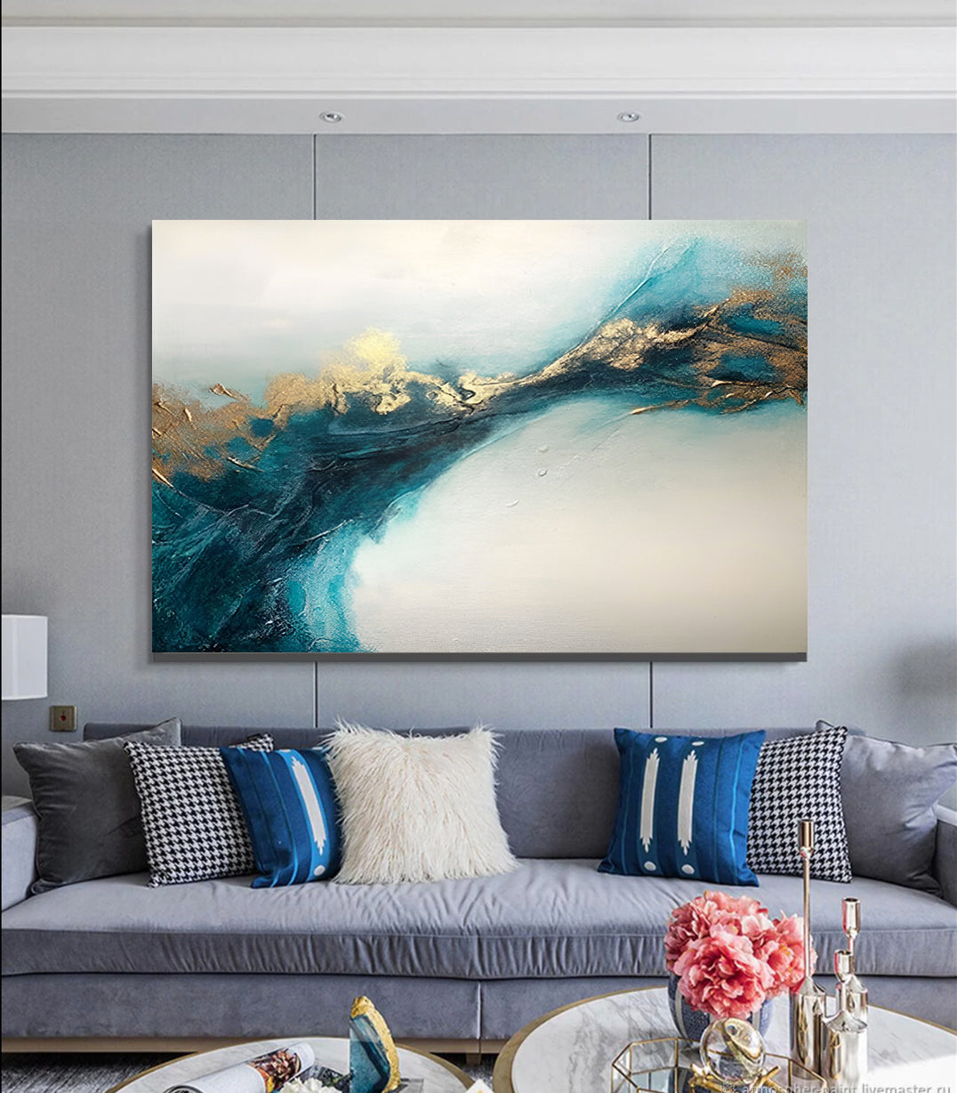 Deep Blue 2 - signé par l'artiste Maryam GSS.