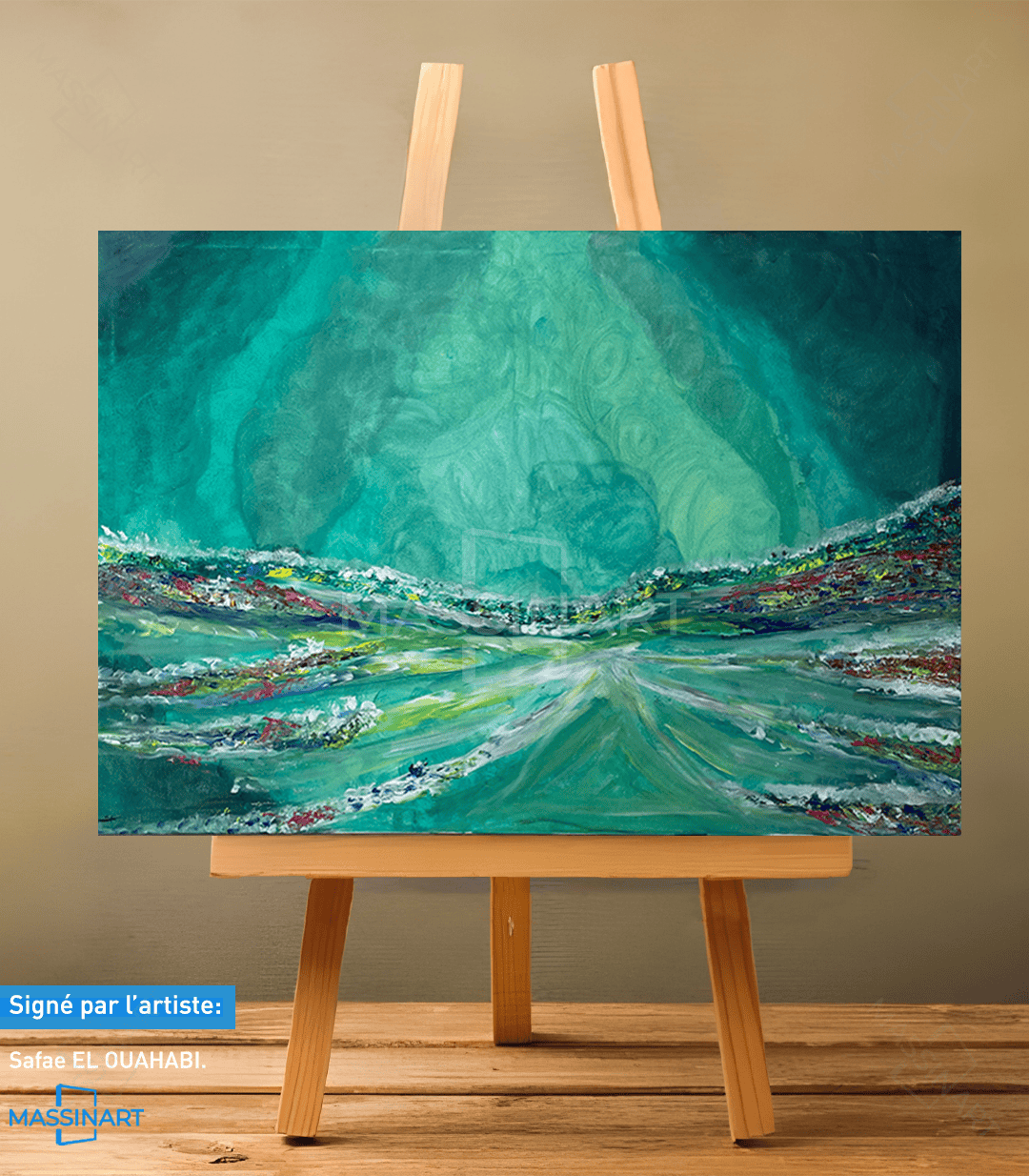 La forêt enchantée - signé par l'artiste Safae El OHB