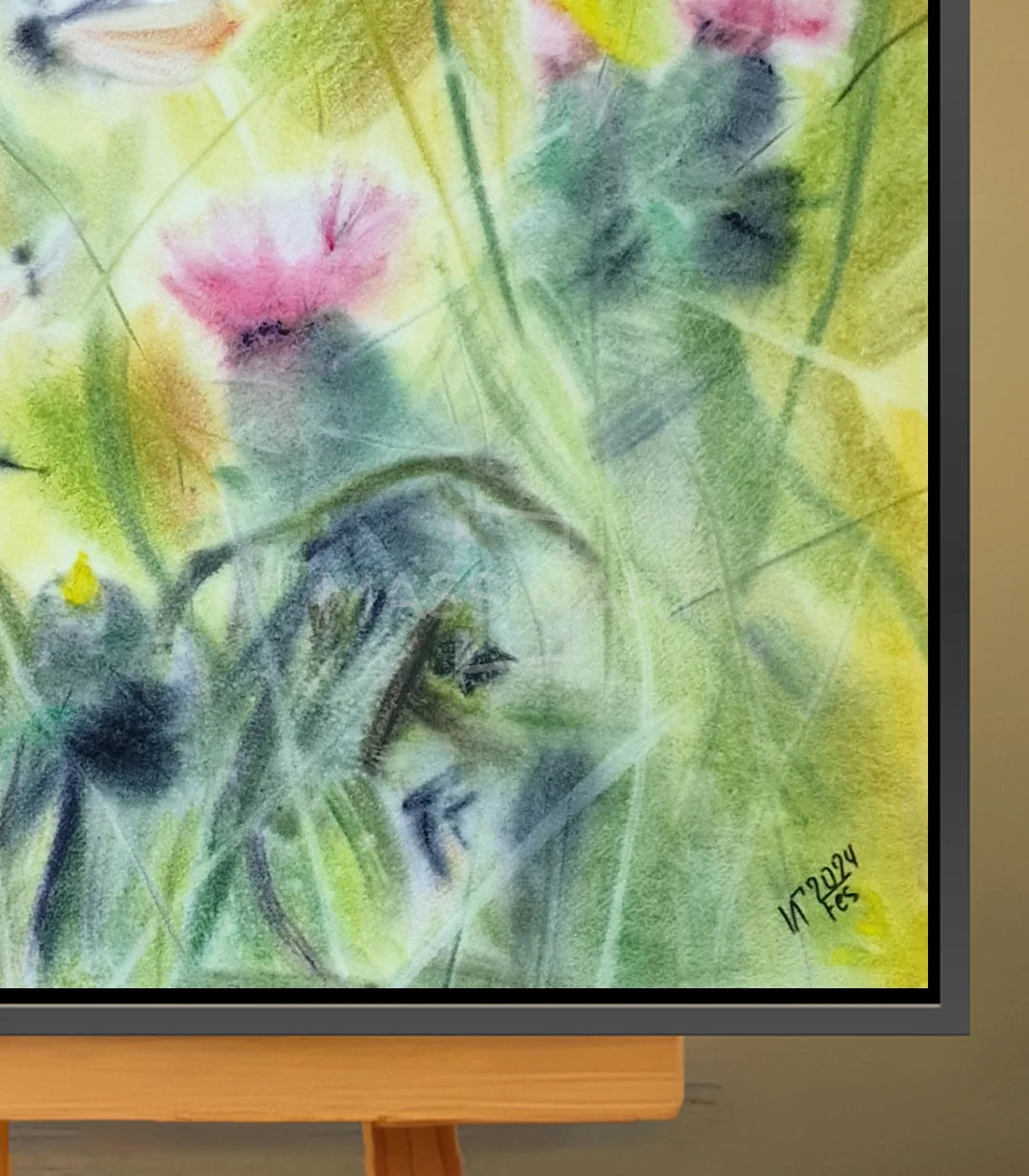 L’Envol des Papillons de Nuit - signé par l'artiste Iryna.