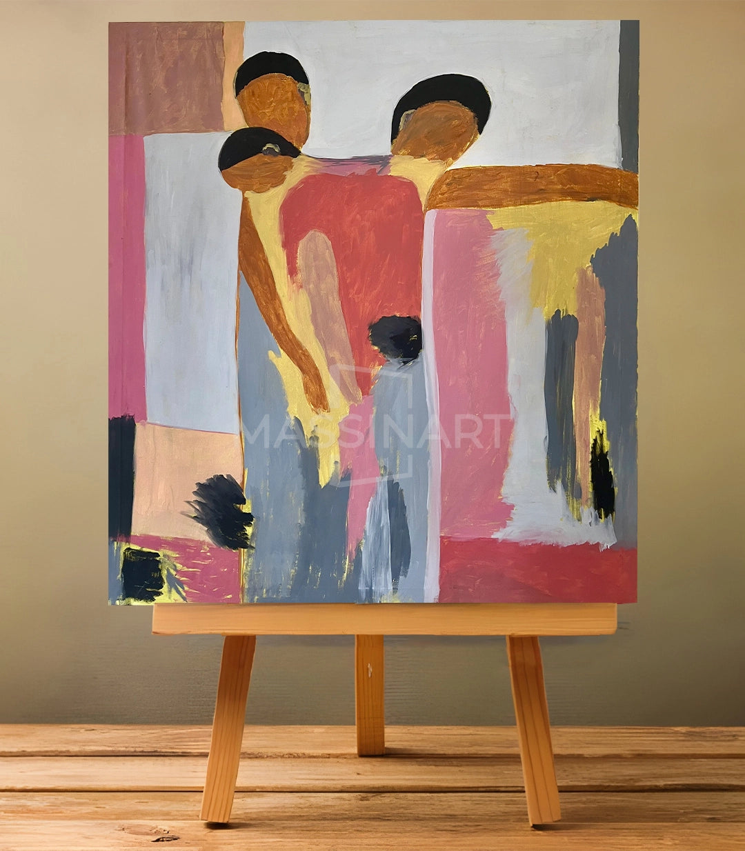 Les Cris et les Murmures - signé par l'artiste Mohamed Acharki