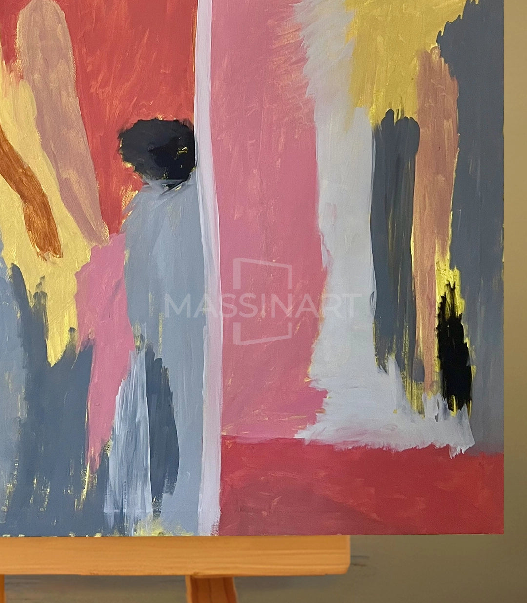 Les Cris et les Murmures - signé par l'artiste Mohamed Acharki