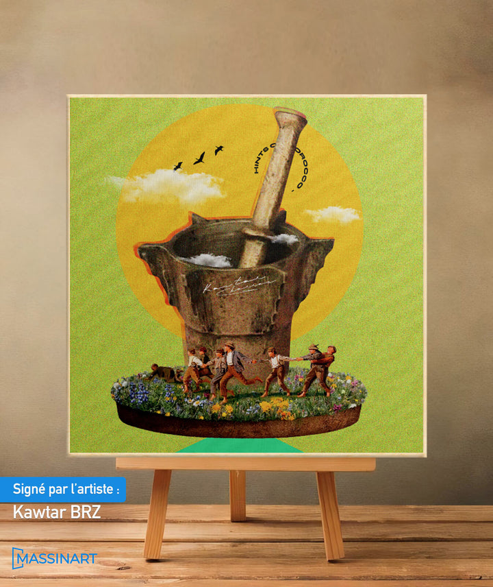 Mehraz - signé par l'artiste Kawtar BRZ.