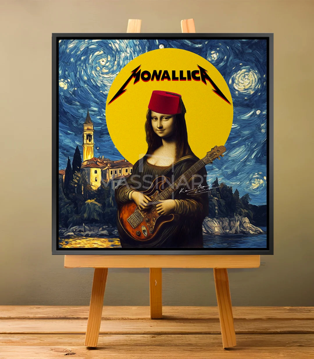 Monalica - signé par l'artiste Kawtar BRZ.