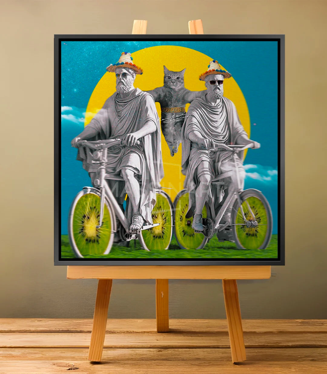 Catkiwi - signé par l'artiste Kawtar BRZ.