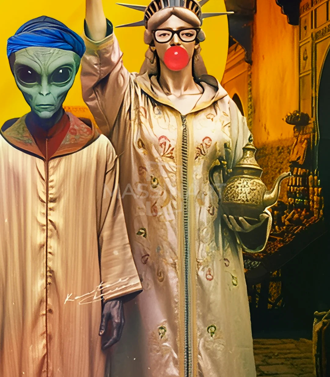 lkoupel v1 - signé par l'artiste Kawtar BRZ.