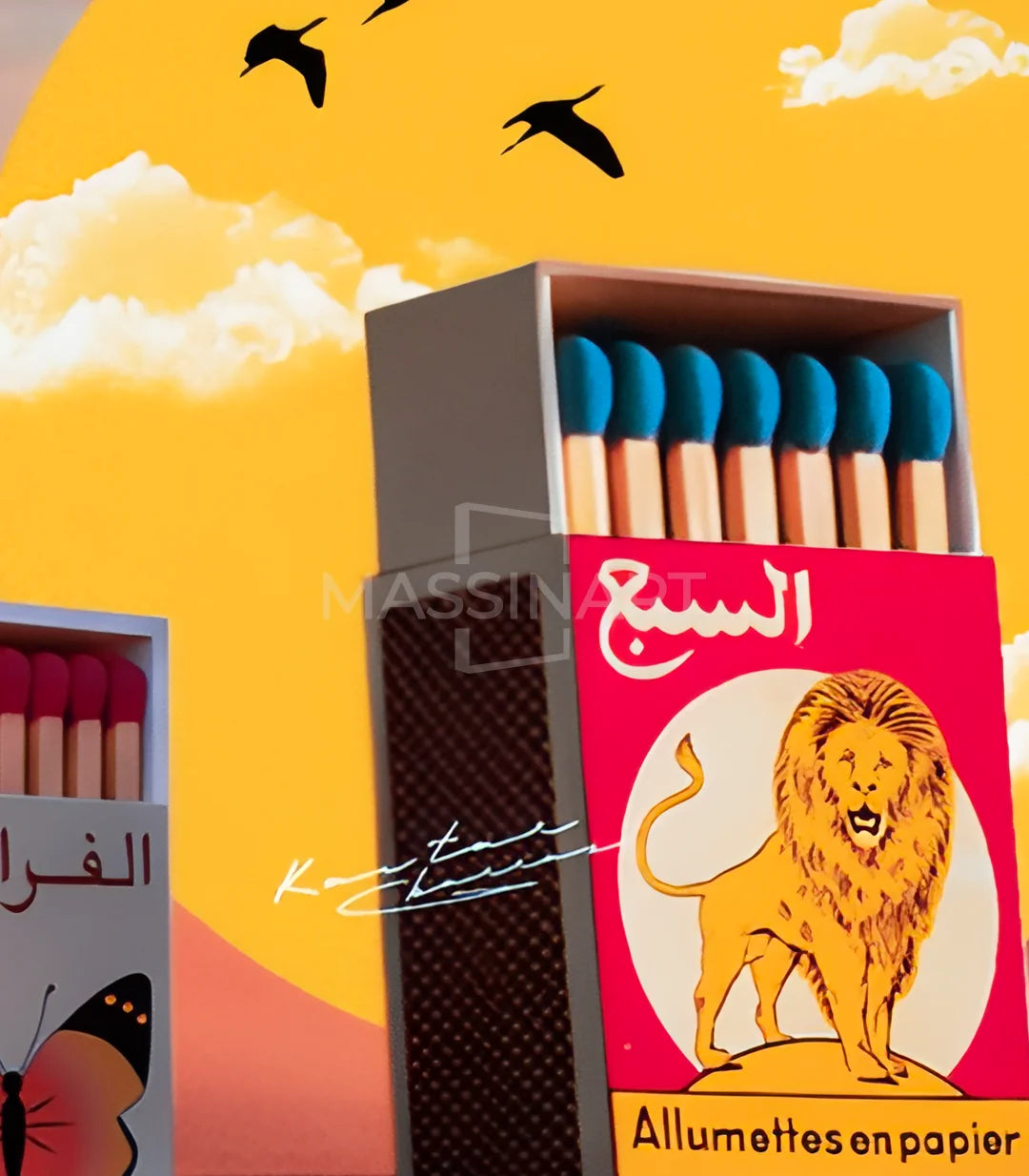 lou9id - signé par l'artiste Kawtar BRZ.