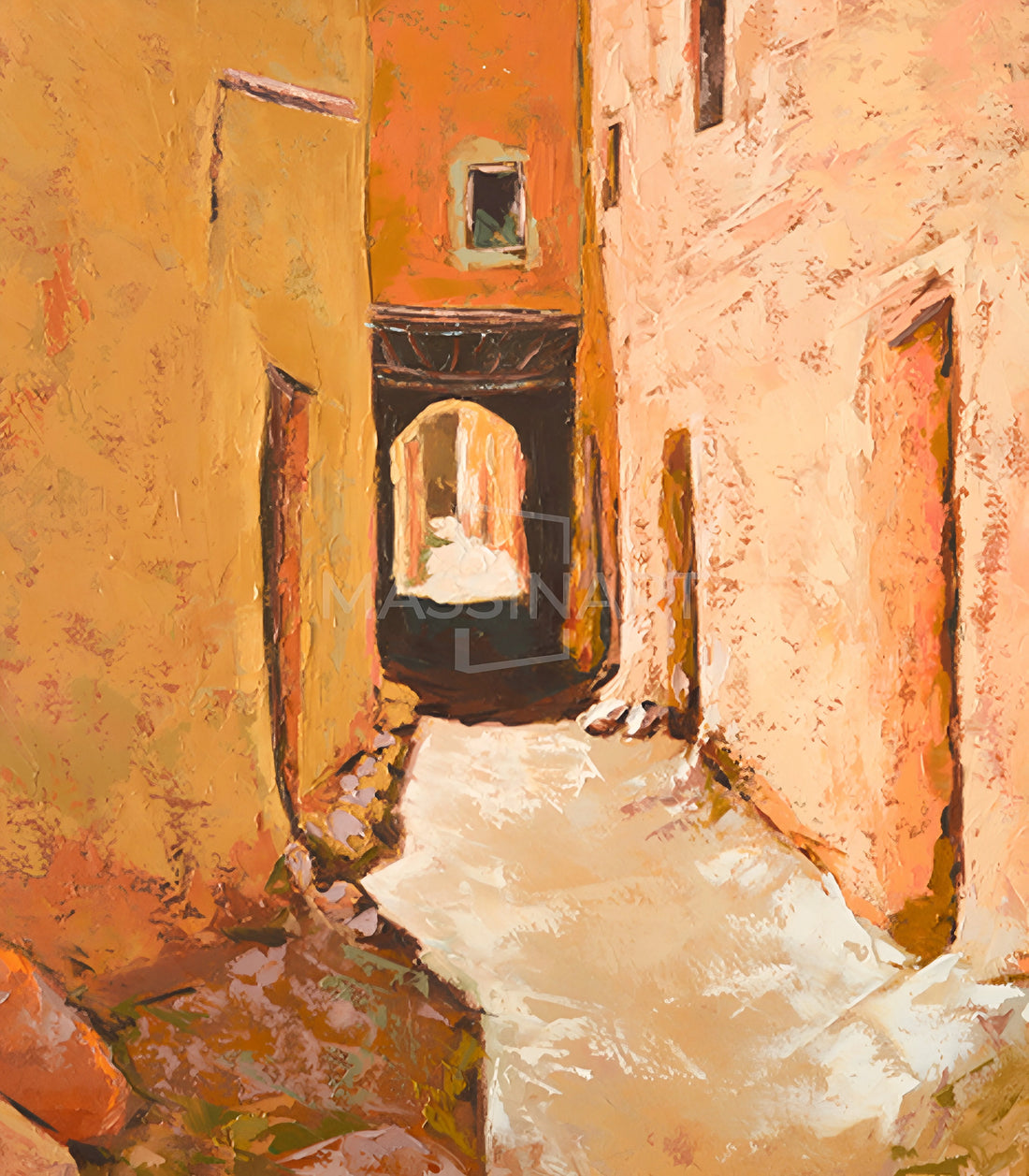 Vers l’Inconnu - signé par l'artiste Mohamed Assalmi.