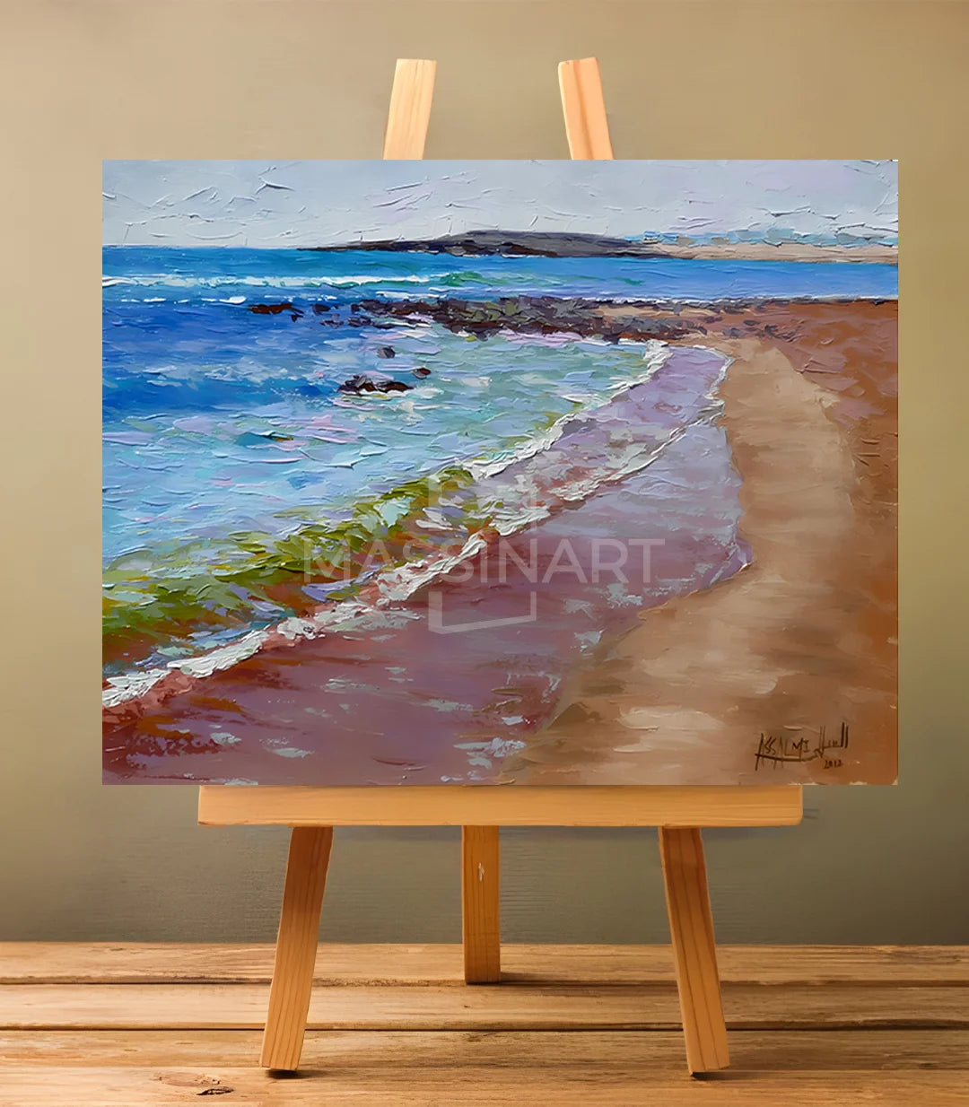 Sable d'or N°1 - signé par l'artiste Mohamed Assalmi