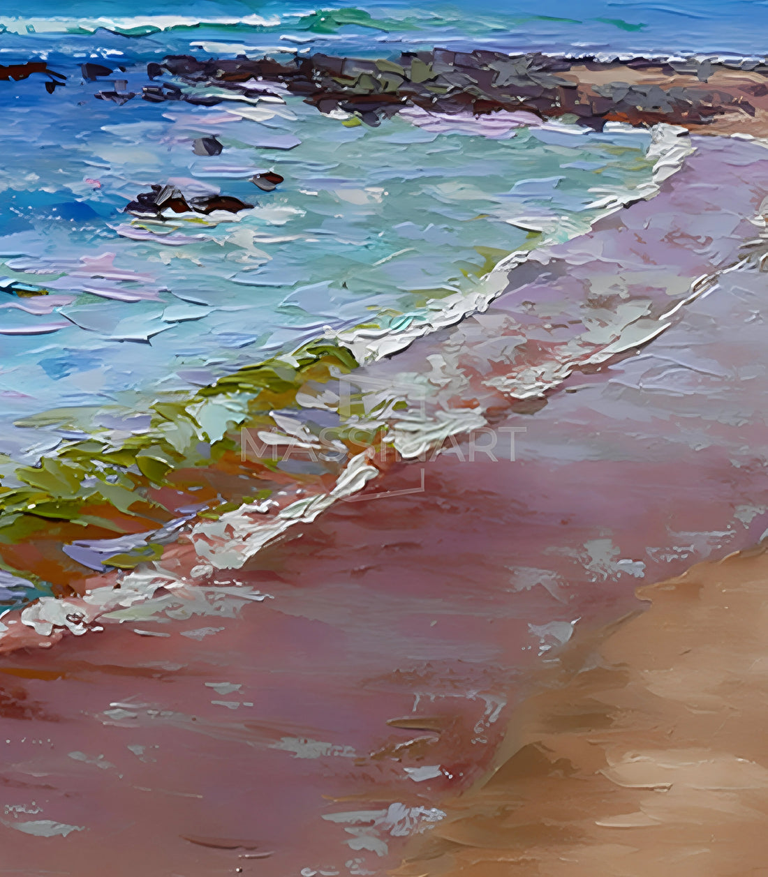 Sable d'or N°1 - signé par l'artiste Mohamed Assalmi