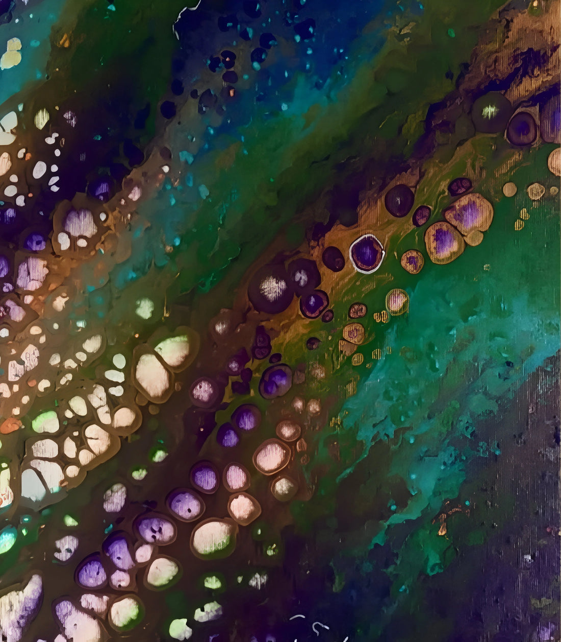 Éclats marins - signé par l'artiste Nada ZR.