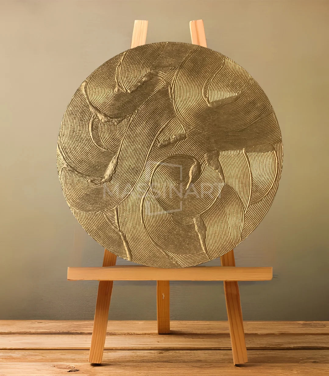 Vagues d'or - signé par l'artiste Tatiana LPV.