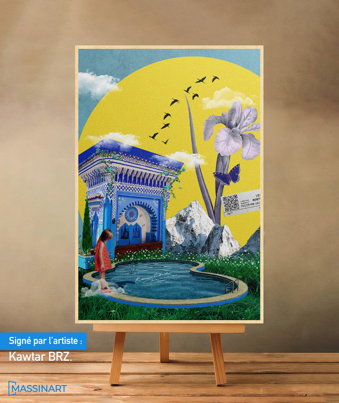 Chafchawen- signé par l'artiste Kawtar BRZ.