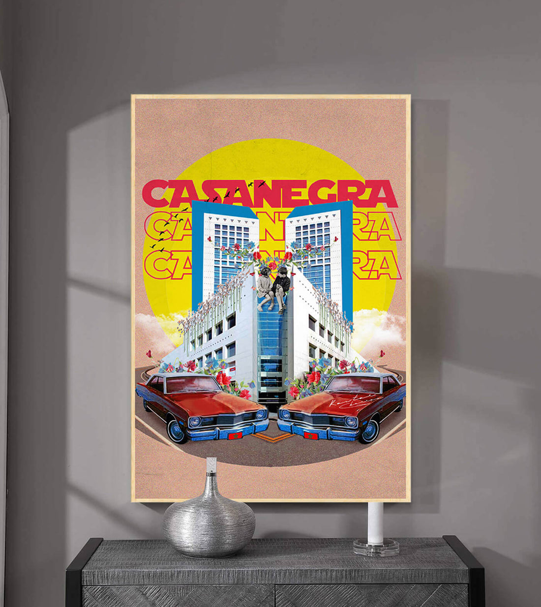 Casanegra - signé par l'artiste Kawtar BRZ.