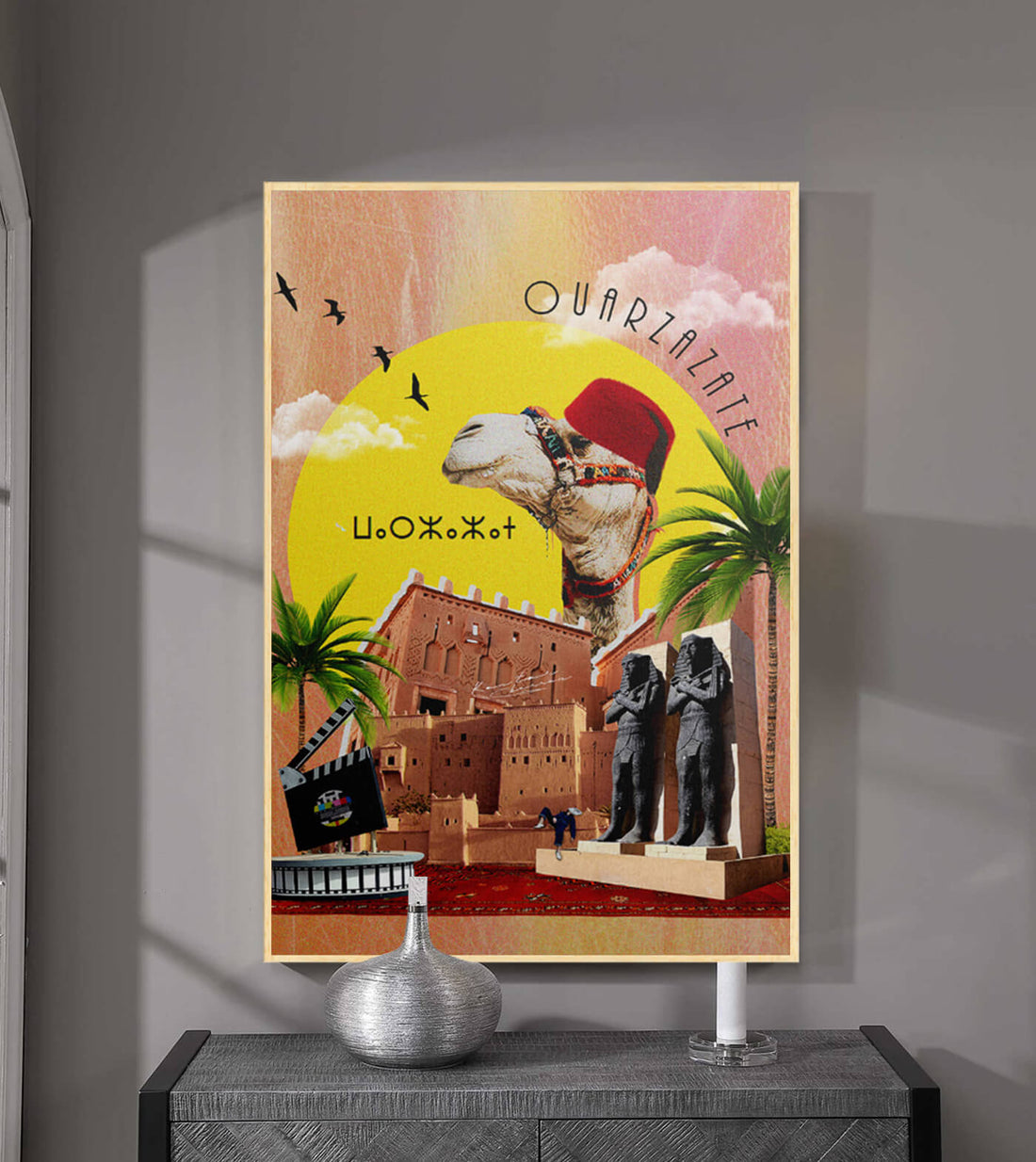 Ouarzazate - signé par l'artiste Kawtar BRZ.