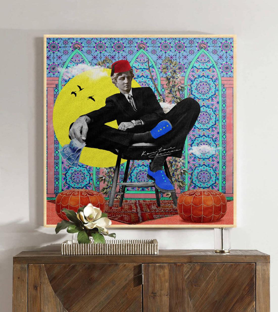 Haj L3a9a - signé par l'artiste Kawtar BRZ.