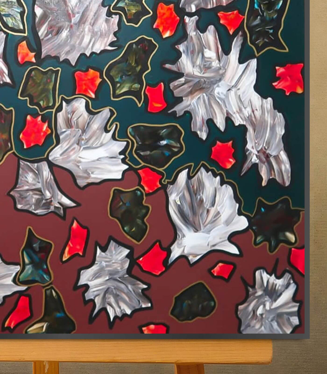 Élégance florale - signé par l'artiste Nada ZR.