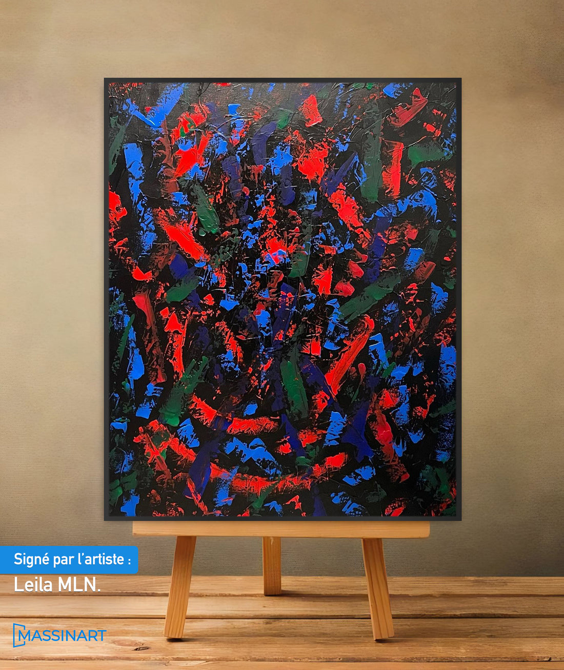 Lumière - signé par l'artiste Leila MLN.