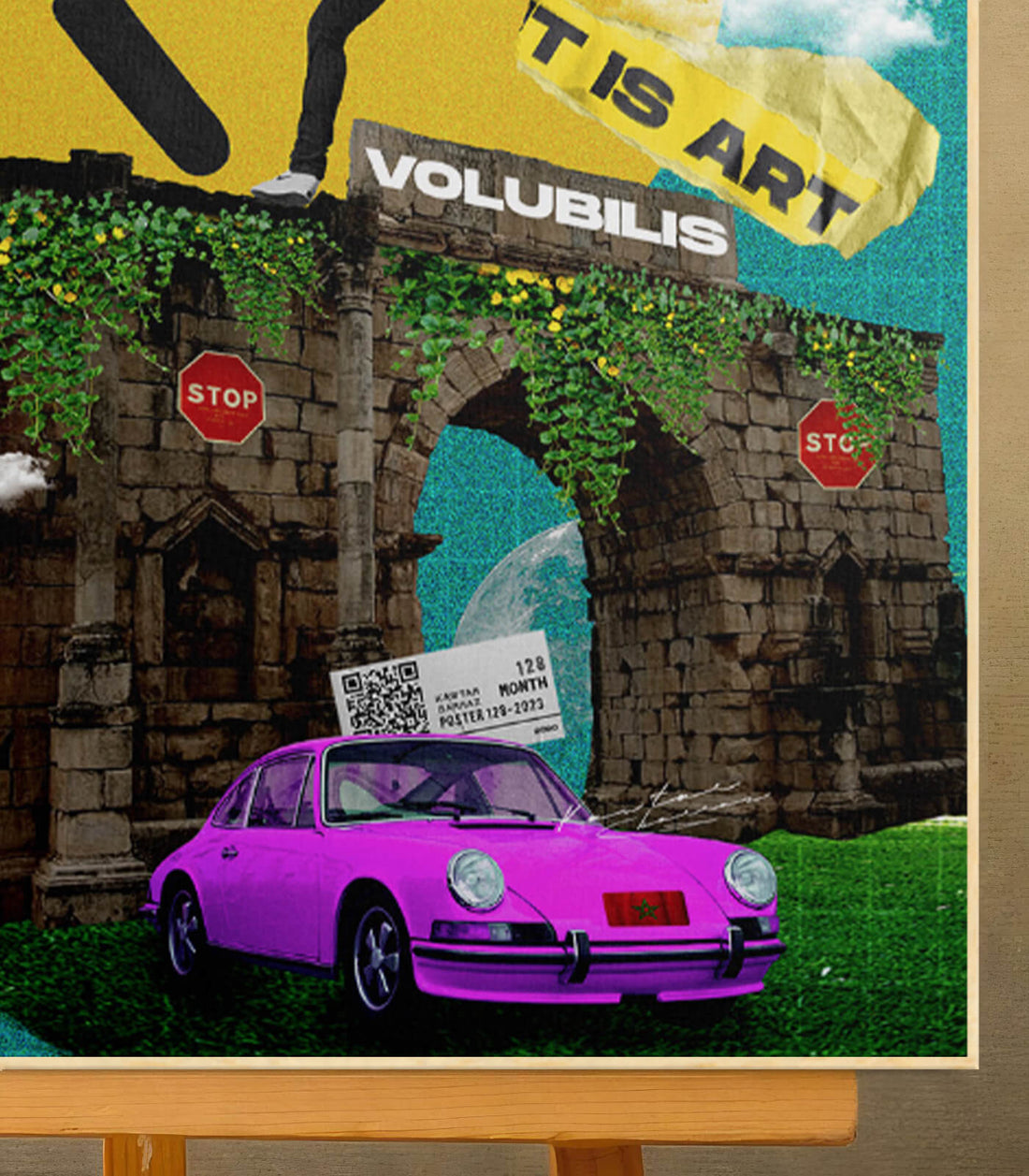 Walili - signé par l'artiste Kawtar BRZ.