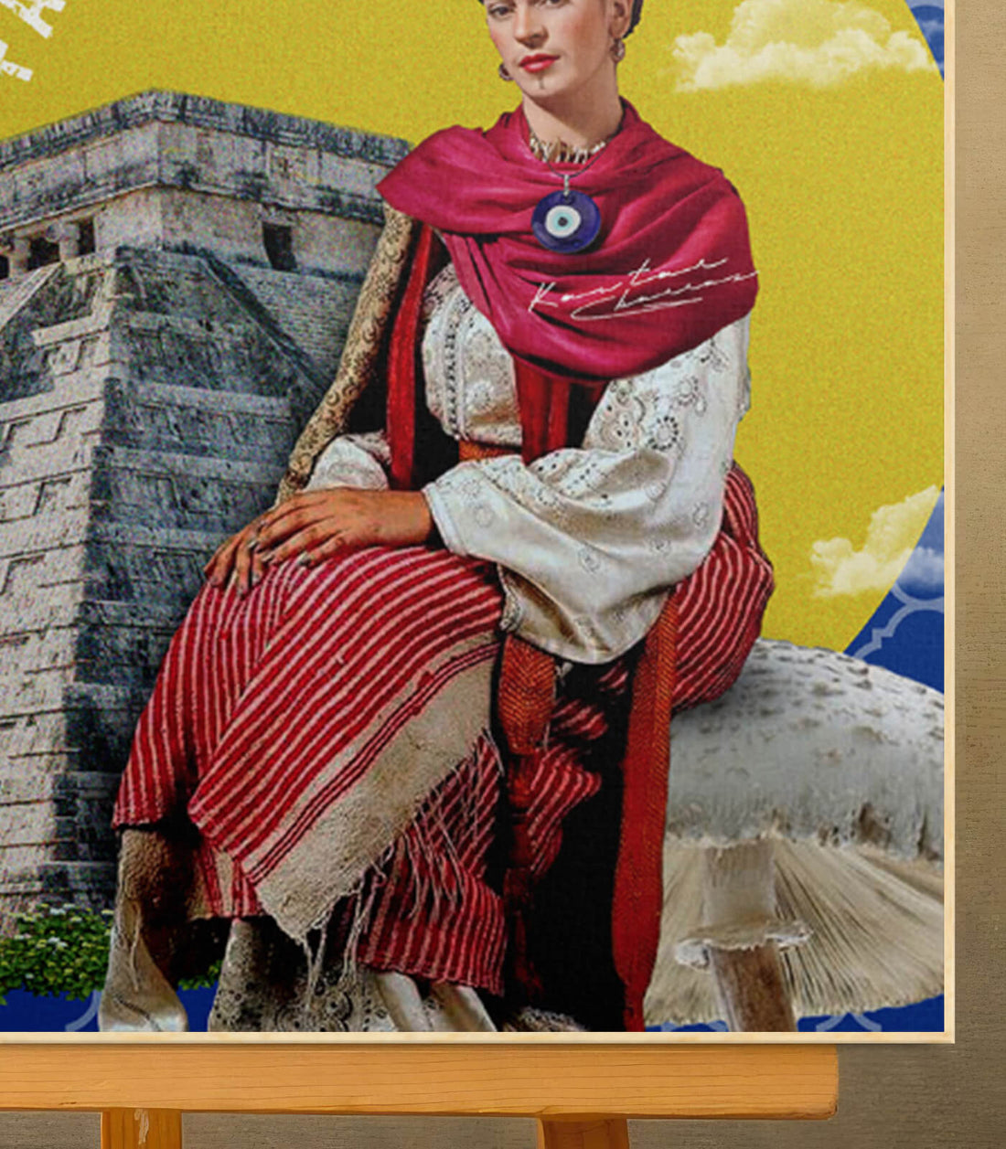 Farida Jeblia - signé par l'artiste Kawtar BRZ.