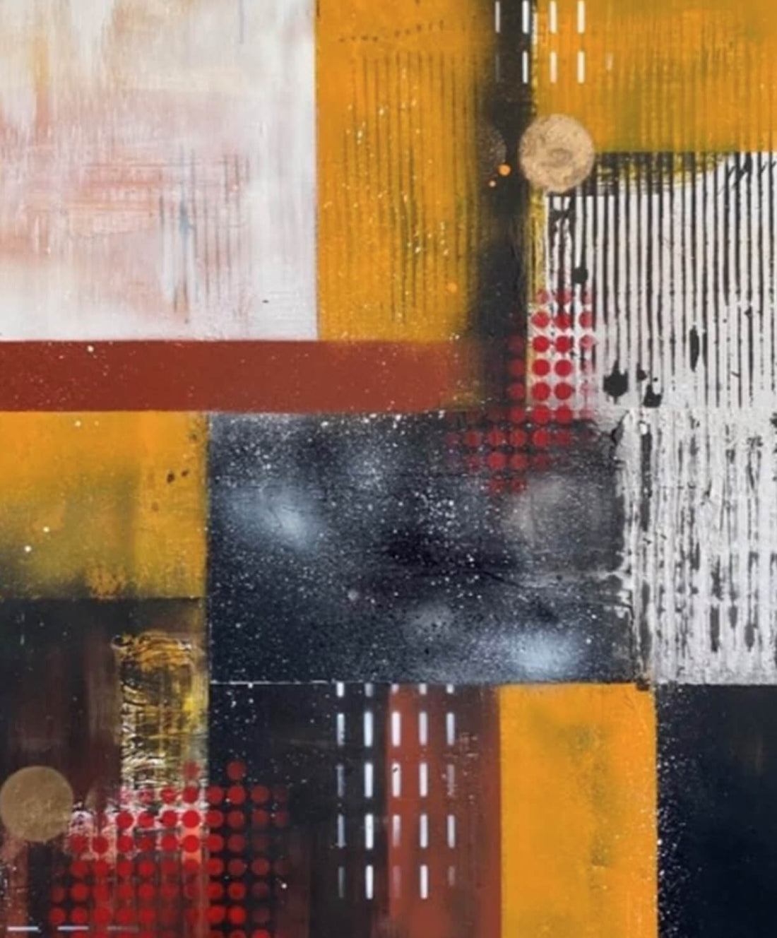 Yellow Legend - signé par l'artiste Maryam GSS.