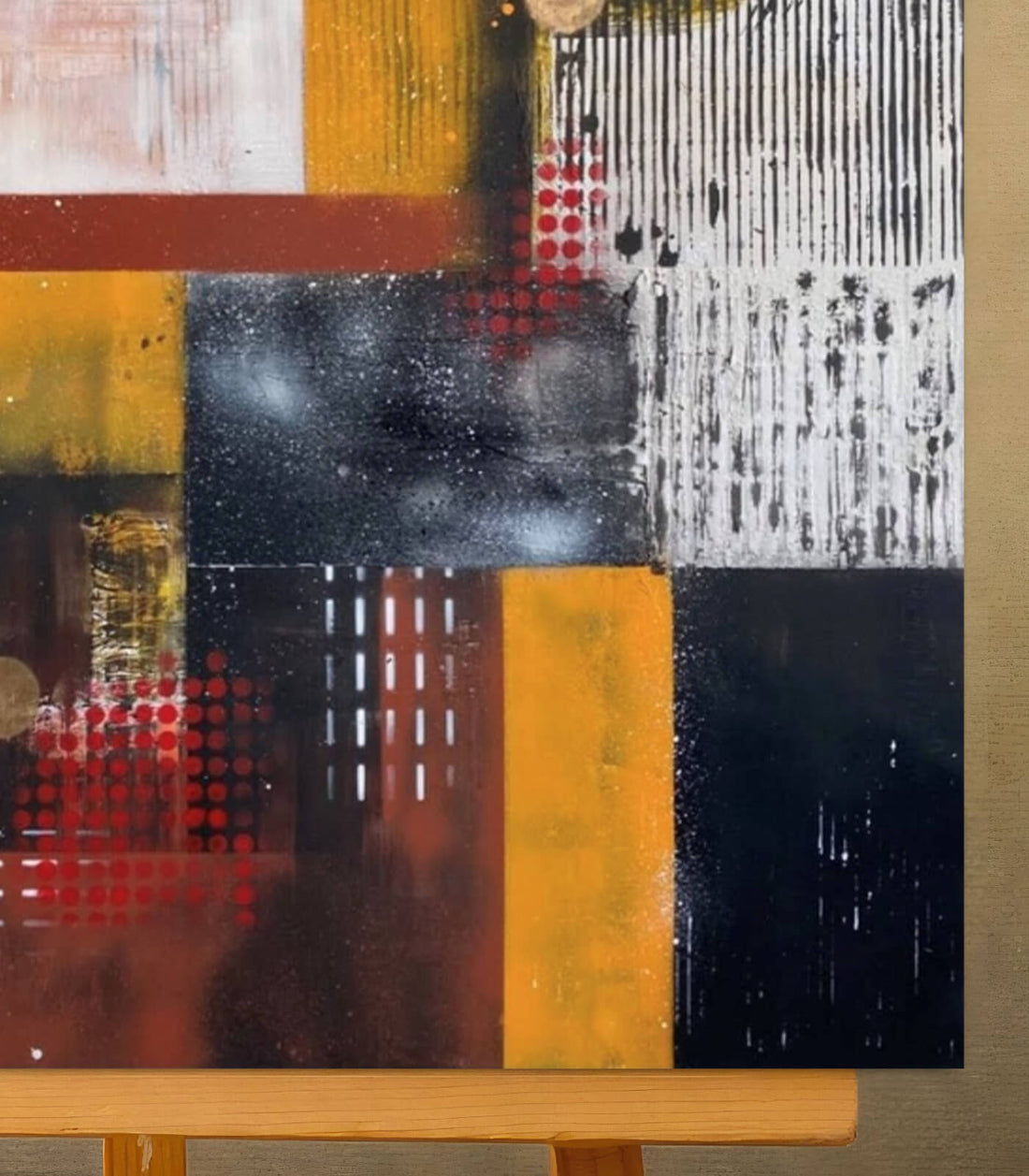 Yellow Legend - signé par l'artiste Maryam GSS.