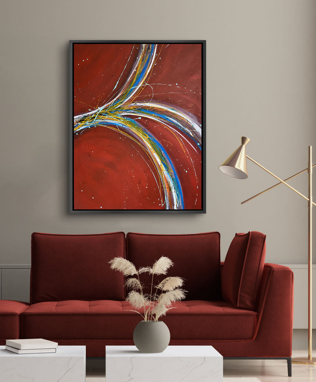 Light I - signé par l'artiste Maryam GSS.