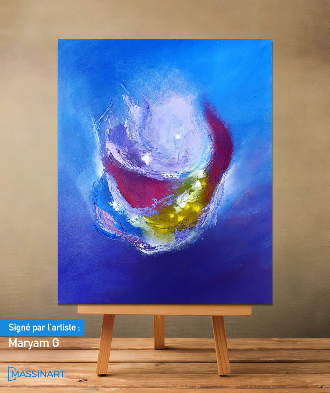 Rencontre - signé par l'artiste Maryam GSS.