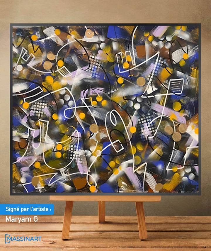 Pekin- signé par l'artiste Maryam GSS.