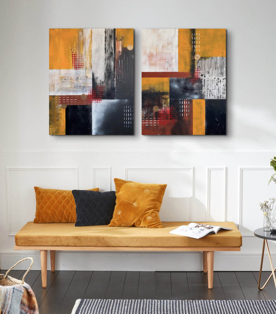 Yellow Legend - signé par l'artiste Maryam GSS.