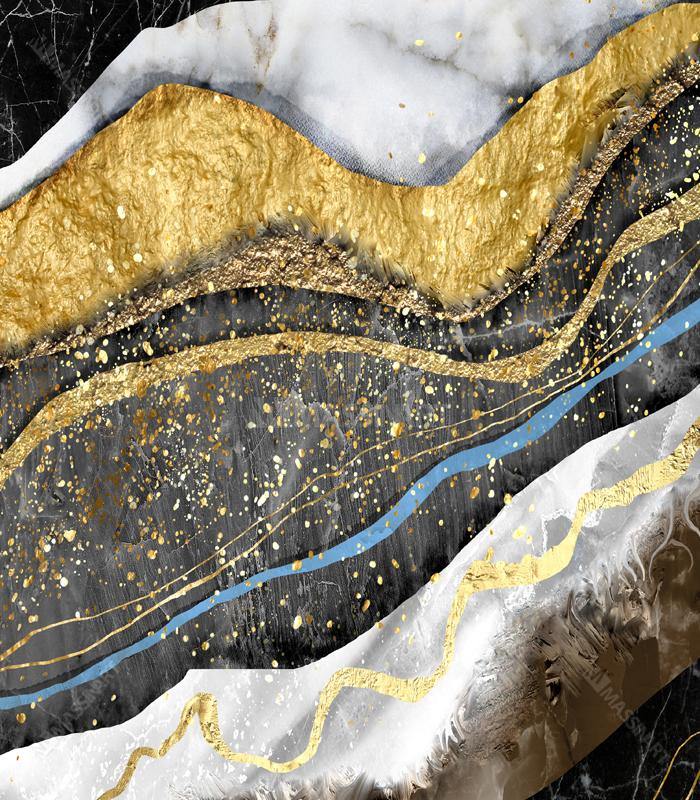 Layers - Tableau triptyque avec encadrement américain - Massinart.ma  décoration murale au Maroc