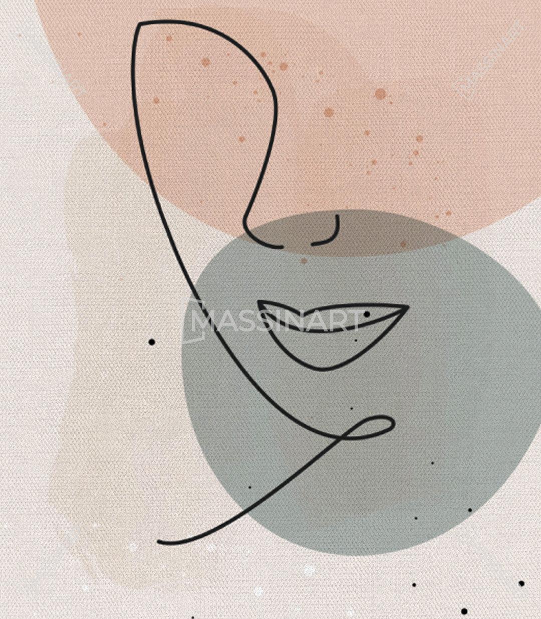 Tableau décoratif Aesthetic Woman - Triptyque encadré - Massinart.ma  décoration murale au Maroc