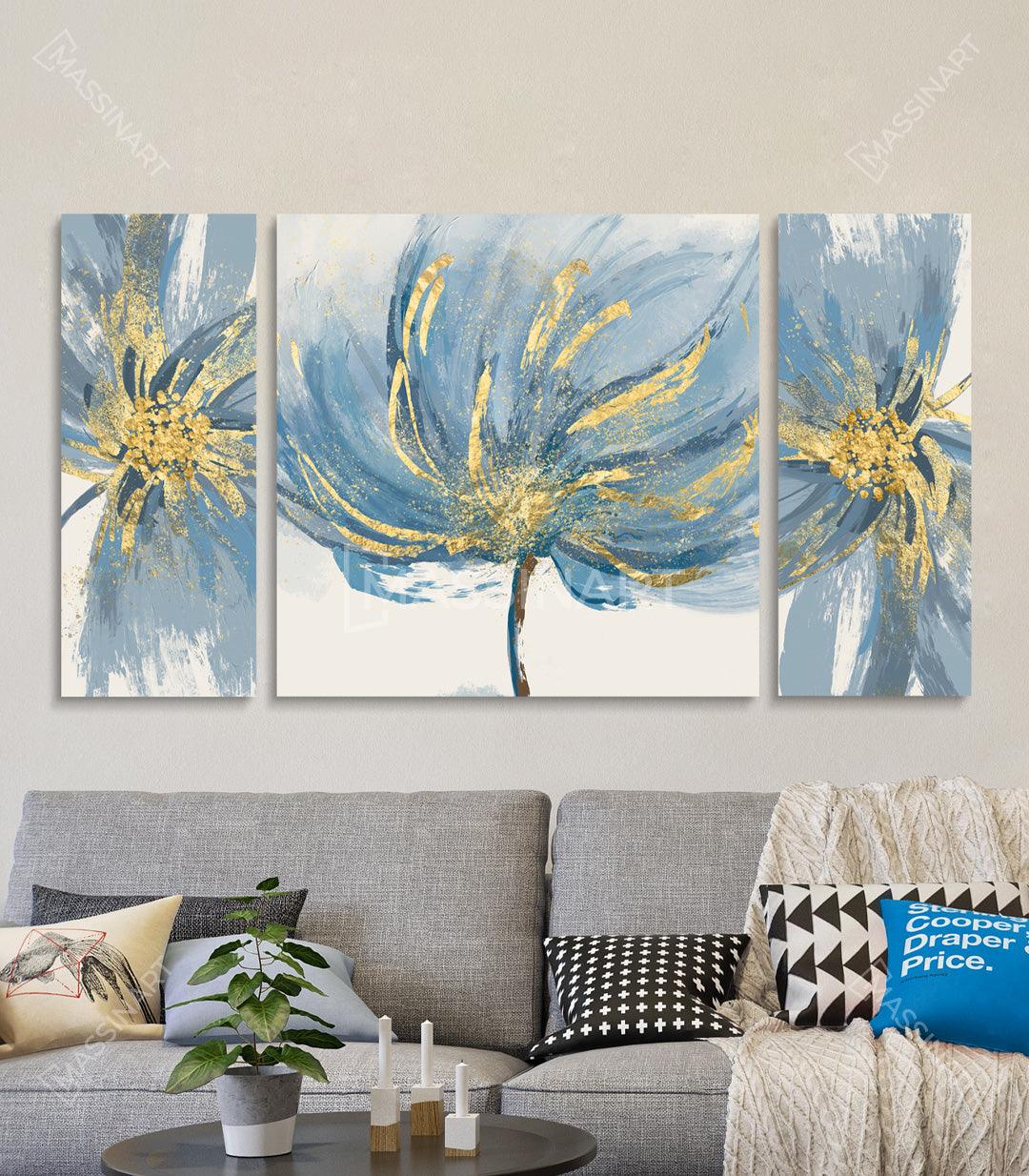 Tableau décoratif Floruits - Triptyque encadré - Massinart.ma  décoration murale au Maroc